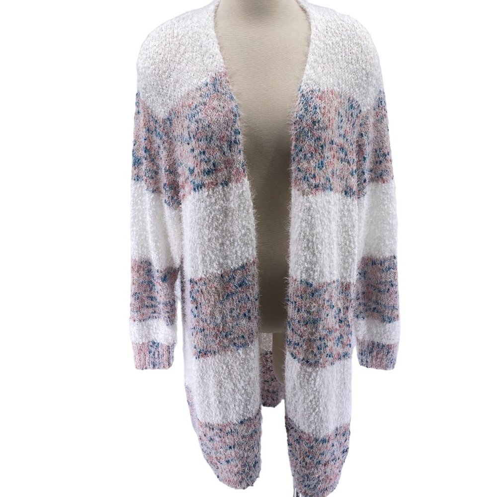 Lane Bryant cozy soft eyelash long cardigan size‎ 18/20 plus size cabin core